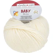 Schoeller + Stahl Baby Merino 93429-3902 Wool White Pletilna preja