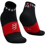 Compressport Ultra Trail Low nogavice Black/White/Core Red T1 Tekaške nogavice