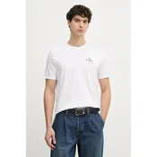Calvin Klein Jeans Majica LV04RF278G Bela Regular Fit