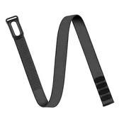 INF Nastavljiv najlonski trak za nadlaht za Google Fitbit Air 430mm Black, (5000369115)