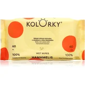 Kolorky Wet Wipes Hamamelis otroški nežni vlažni robčki 60 kos