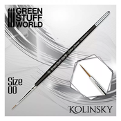 Kolinsky Brush size 00 - SILVER SERIE