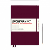 LEUCHTTURM1917 Velika bilježnica LEUCHTTURM1917 Master Classic Hardcover Notebook - A4+, tvrdi uvez, točkasti papir, 235 stranice - Port Red