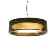 MARSET LED viseča svetilka Ringo, O 90 cm, temno sivkast - Dnevna soba/jedilnica - Dizajn - temno siva - Plastika