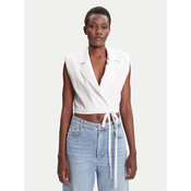 ACCESS FASHION Telovnik 53-1028-195 Bela Slim Fit
