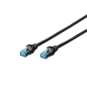 DIGITUS DK-1512-010/BL patchcord kabl 5e U/UTP CCA 1m crni