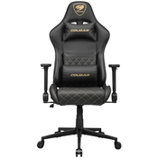 Gaming stolica COUGAR - Armor One V2 Gold, crna/zlatasta