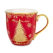 Porcelanasta božična skodelica 560 ml v okrasni škatli