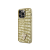 Guess Guess, Trdo ohišje za Apple iPhone 15 Pro Triangle Diamond, Zlata, (21244317)