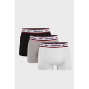 3PACK Moške boksarice Reebok Barnizke večbarvne (U5_C8265_RBK_S3PKB) XL