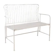 Homestar Klop JASMINE 103x50x93 cm starinsko bela