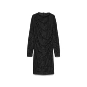 VERO MODA Obleka antracit / črna
