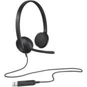 LOGITECH Corded USB Headset H340 - EMEA - BLACK - 981-000475