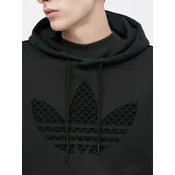 Mikina adidas Monogram Infill Hoodie Black XL