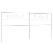 Vidaxl Kovinsko nadomestno vzglavje belo 193 cm
