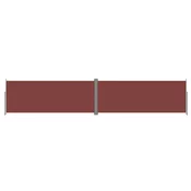 Uvlaciva bocna tenda smeda 200 x 1000 cm