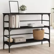Konzolni stol crni 100 x 32 x 75 cm od konstruiranog drva