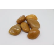 Aquagart 60kg Prodniki polirani, rečni prodniki, vrtni prod, okrasni prod, rumen, (22073765)