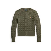 Polo Ralph Lauren Pletena jopica 211971868512 Zelena Regular Fit