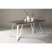 Venture Design Jedilna miza Marina 180x75x90 cm siva
