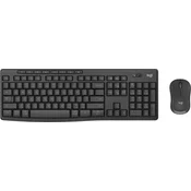 Logitech MK370 Combo for Business tipkovnica Miška vključena Pisarna Brezžični RF + bluetooth QWERTY Nordijski jeziki Grafit