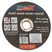 Brusna ploca za metal 100mmx3.0x16 Womax