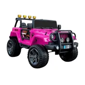 AUTONA LEAN CARS Terensko vozilo Jeep WXE-1688 na akumulator, 4x4, roza, STRONG
