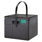 Termoizolacijska posoda Cambro Cam GoBox za pico, polnjenje od zgoraj, za 6 škatel 330 x 330 mm, črna