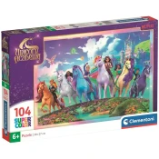 Unicorn Akademija ekipa 104-delni Supercolor puzzle - Clementoni