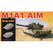 Kit tank model 7614 - M1A1 AIM (1:72)