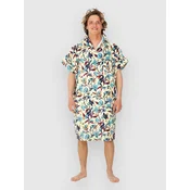 After Humming Birds Surf Poncho almond
