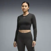 PUMA x HYROX PWRMODE Cropped Long Sleeve Tee Women, Clothing, Black, 5XL