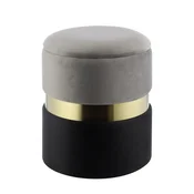 Eglo living tabure poliester, crna, siva Mashike 424021