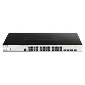 D-Link DGS-1210-28P/ME 24-PORT 10/100/1000BASE-T POE + 4-PORT 1 GBPS SFP PORTS METRO ET