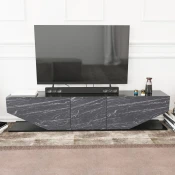 Hanah home TV Komoda Inci Crna