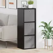 Kreveta s ladicama Crni hrast 35 x 32 x 99,5 cm