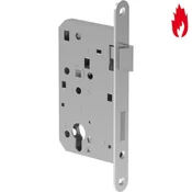 ECO vdolbna ključavnica GBS 81 RZW, desna, trn 65, okrogla čelnica 24 mm, inox