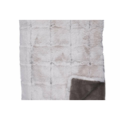 Fine Okrasno posteljno pregrinjalo QUADRO 141 taupe, 140x190 cm