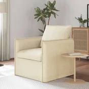 vidaXL Kavč krema 195 x 82 x 85 cm Kovina