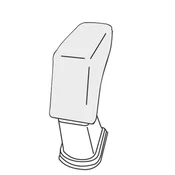Armrest Dacia Spring 2021- (adapter only)