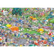 HEYE  Puzzle 1000 delova Triangle Roger Blachon Biciklisticka trka 29888