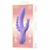 NEW Silikonski vibrator za vaginalno stimulacijo, analno igro in stimulacijo klitorisa.
