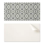 shumee Samolepilne ploščice z grafiko za jedilnico PVC geometrijski diamantni vzorec 10x40x20 cm