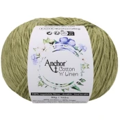 Anchor Cotton n Linen 00027 Fern Kvačkanje preje
