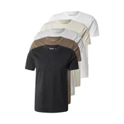 Abercrombie & Fitch Majica  rjava / antracit / greige / svetlo siva / bela