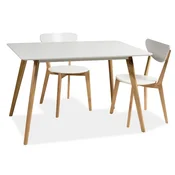 PROMOCIJA Bijeli blagovaonski stol MILAN 140x80 II. kvaliteta