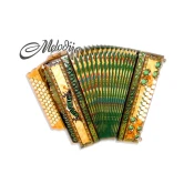 Diatonična harmonika 4/III 37+3 topol korenina