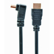 Gembird HDMI kabl v.2.0 3D/4K TV konektor pod uglom 90 stepeni 3m CC-HDMI490-10