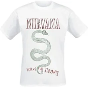 Nirvana Serve The Servants White M Majica