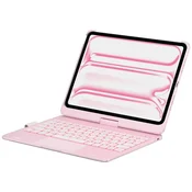 1 to 3 OVITEK TYPECASE FLEXBOOK TOUCH S TIPKOVNICO ZA IPAD PRO 11 2024 2025 ROZA